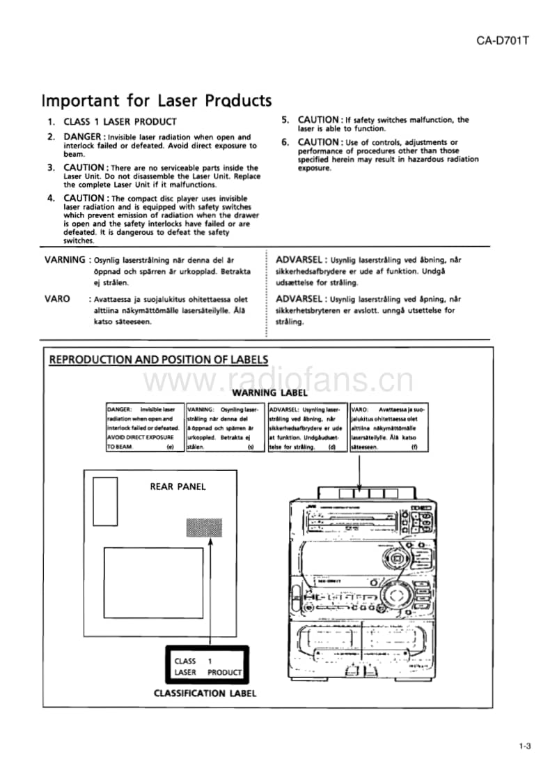 Jvc-CAD-701-T-Service-Manual电路原理图.pdf_第3页