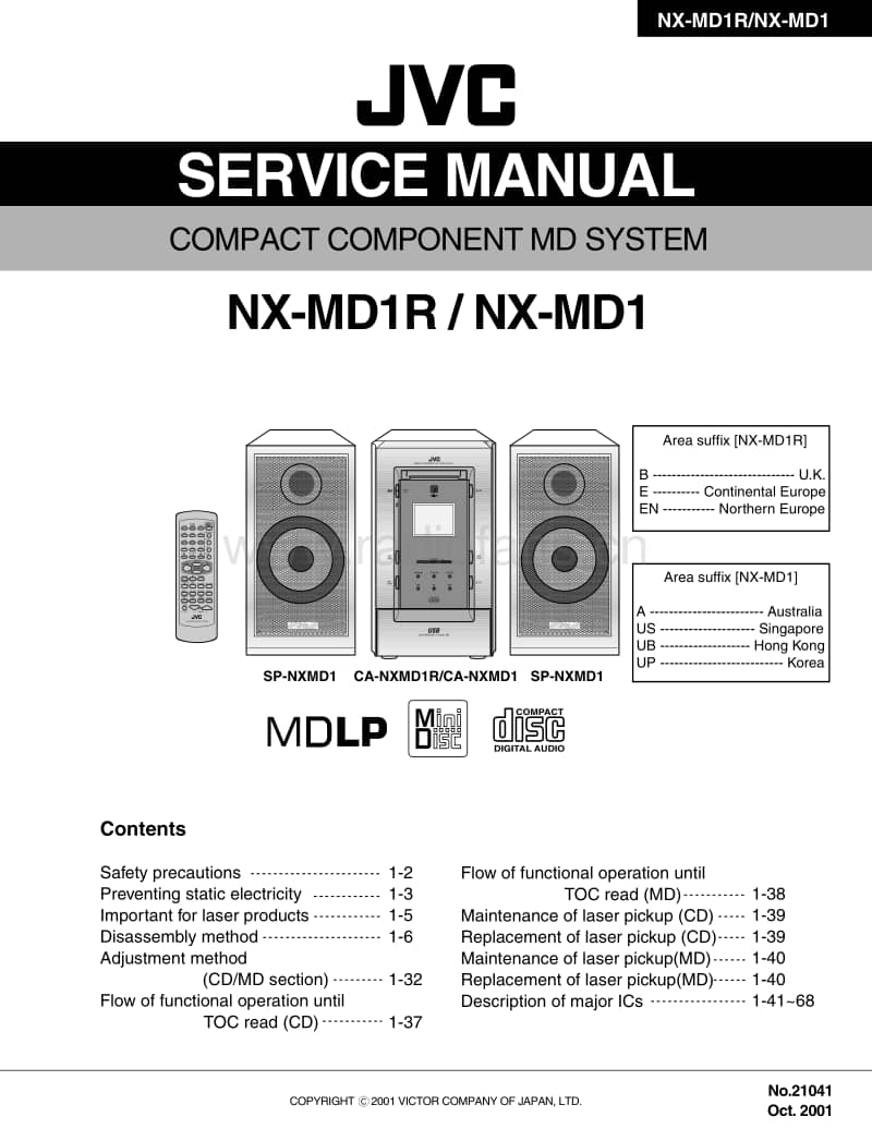 Jvc-NXMD-1-Service-Manual电路原理图.pdf_第1页