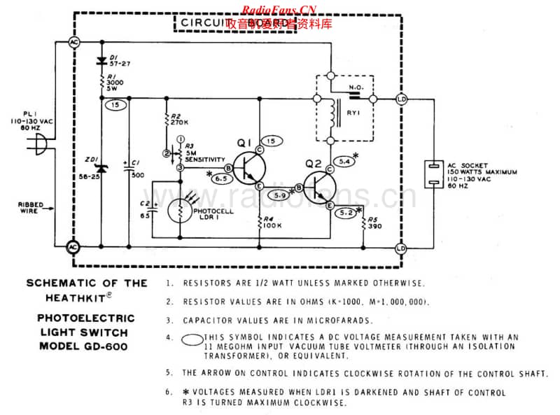 Heathkit-GD-600-Schematic电路原理图.pdf_第1页