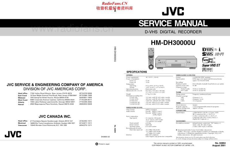 Jvc-HMDH-3000-Service-Manual电路原理图.pdf_第1页