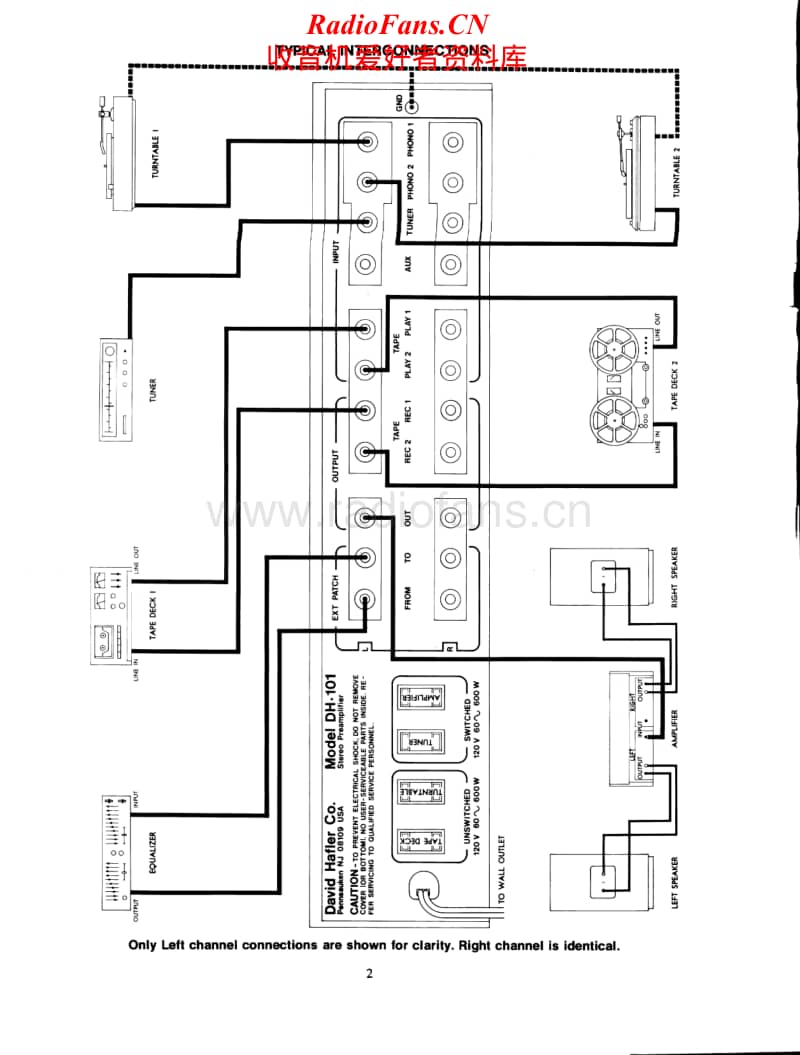 Hafler-DH-101-Service-Manual电路原理图.pdf_第2页