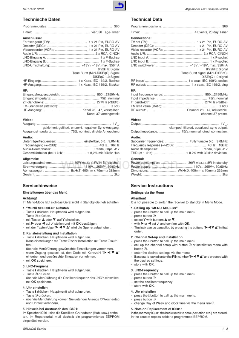 Grundig-STR-7122-TWIN-Service-Manual电路原理图.pdf_第3页