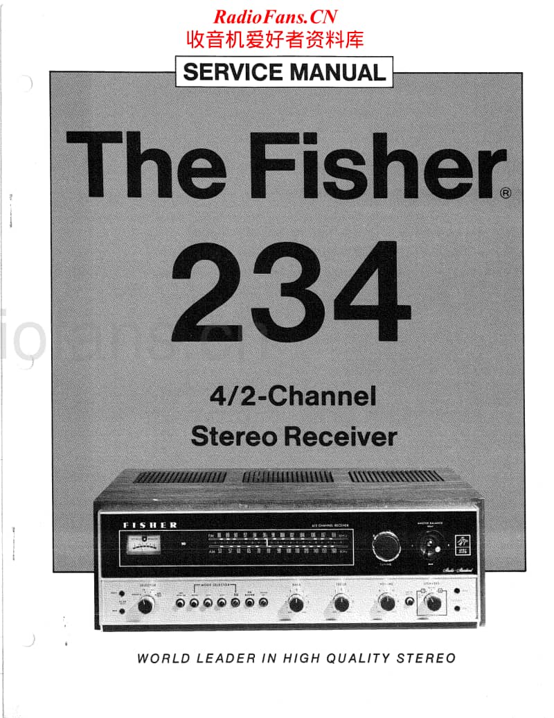 Fisher-234-Service-Manual电路原理图.pdf_第1页