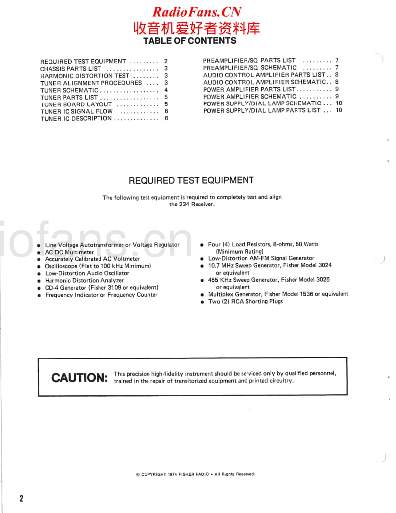 Fisher-234-Service-Manual电路原理图.pdf_第2页