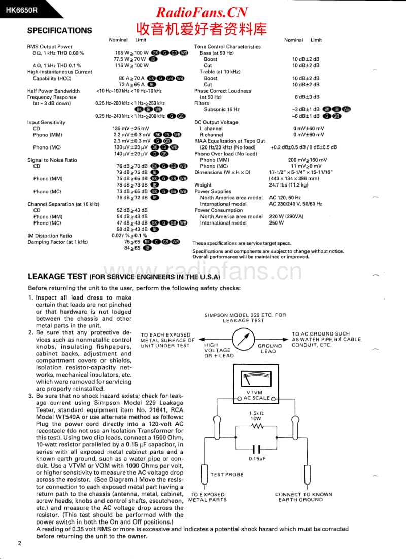 Harman-Kardon-HK-6650-R-Service-Manual电路原理图.pdf_第2页