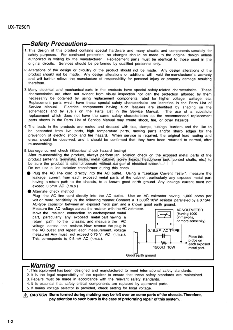 Jvc-UXT-250-R-Service-Manual电路原理图.pdf_第2页