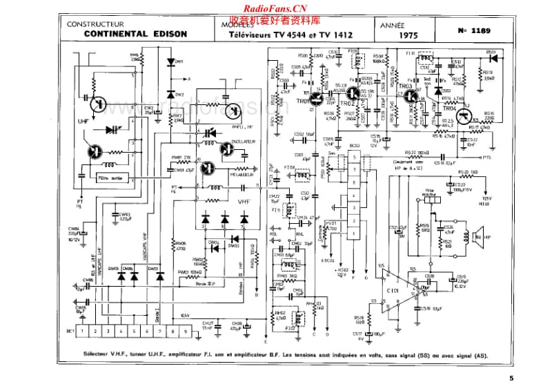 Continental-Edison-TV-4544-Service-Manual电路原理图.pdf_第1页