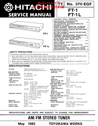 Hitachi-FT-1-L-Service-Manual电路原理图.pdf
