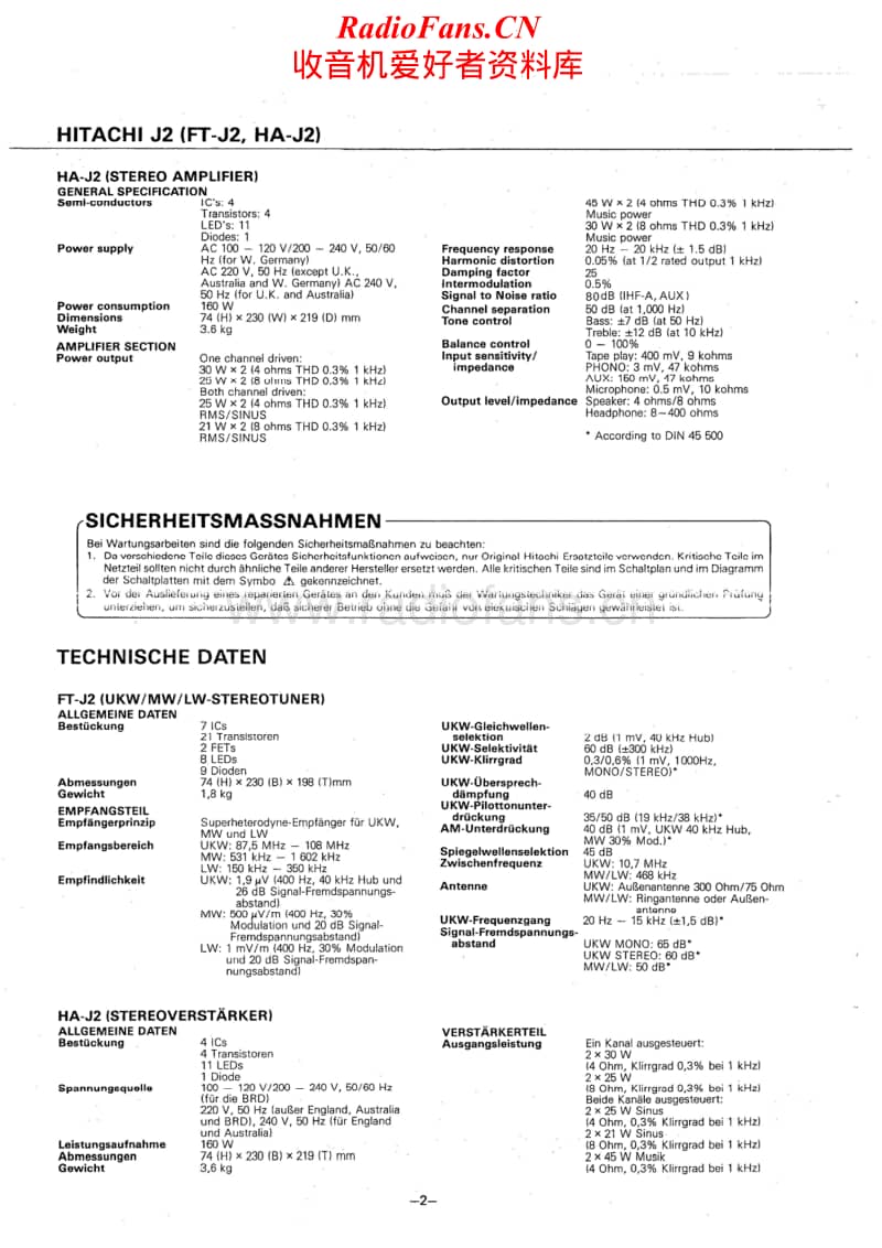 Hitachi-HA-J2-Service-Manual电路原理图.pdf_第2页