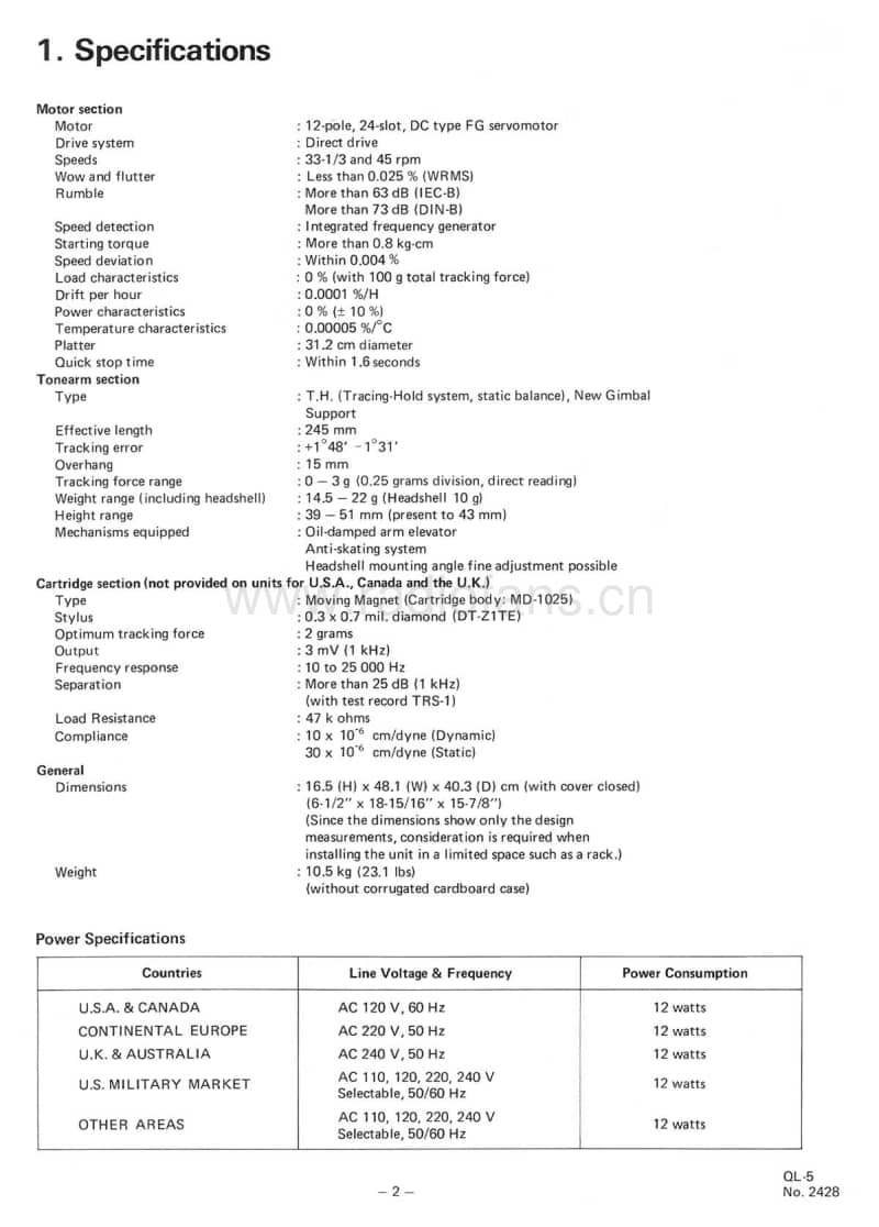 Jvc-QL-5-Service-Manual电路原理图.pdf_第3页