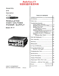 Heathkit-IP-17-Manual电路原理图.pdf