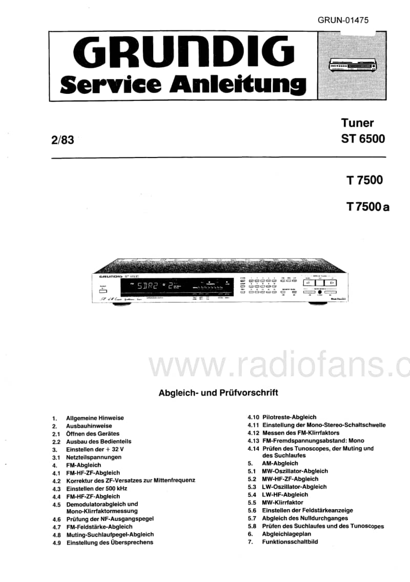 Grundig-T-7500-Service-Manual电路原理图.pdf_第1页