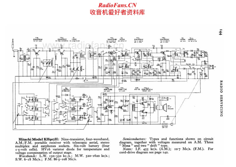 Hitachi-KH-907-H-Schematic电路原理图.pdf_第1页