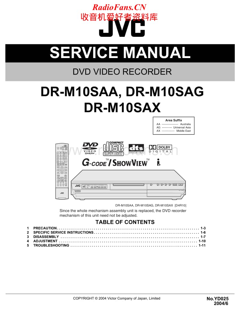 Jvc-DRM-10-SAX-Service-Manual电路原理图.pdf_第1页