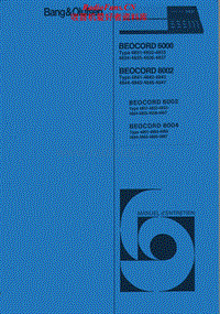 Bang-Olufsen-Beocord_8004_C-Service-Manual电路原理图.pdf