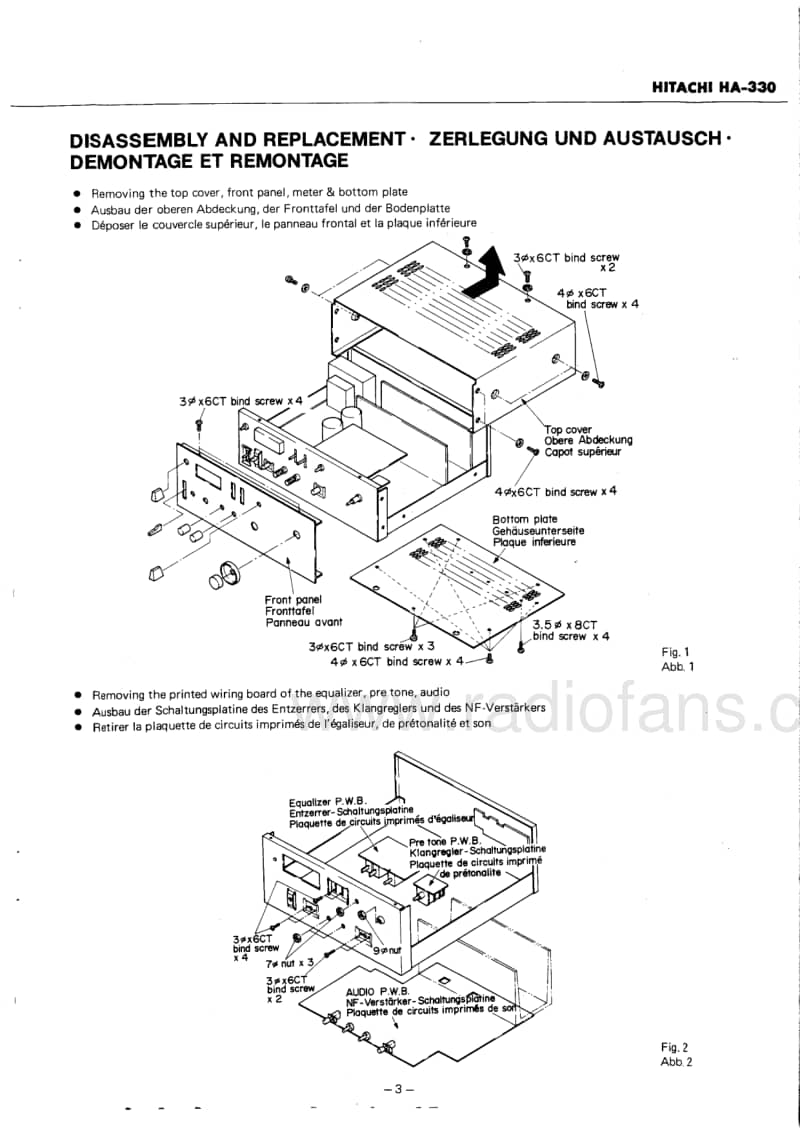 Hitachi-HA-330-Service-Manual电路原理图.pdf_第3页