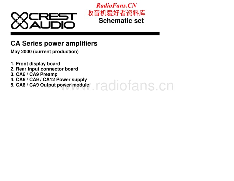 Crest-Audio-CA-6-Schematic电路原理图.pdf_第1页