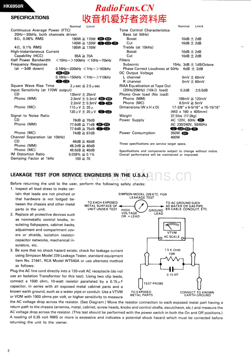 Harman-Kardon-HK-6950-Service-Manual电路原理图.pdf_第2页