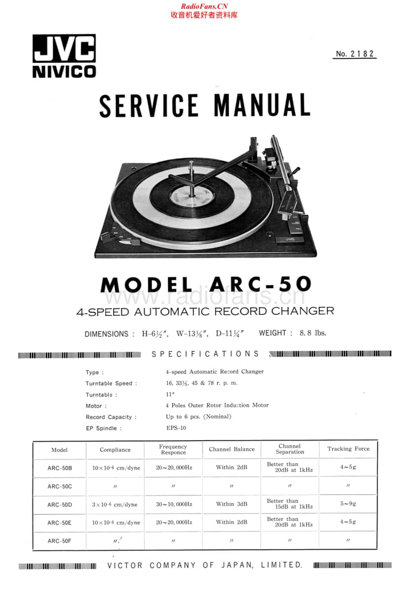 Jvc-ARC-50-Service-Manual电路原理图.pdf_第1页