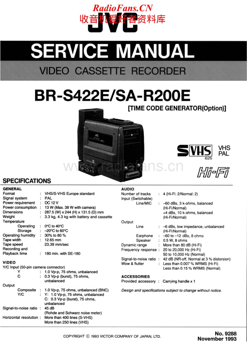 Jvc-BR-SAR200-E-Service-Manual-Part-1电路原理图.pdf_第1页