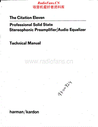 Harman-Kardon-Citation_11-Service-Manual电路原理图.pdf