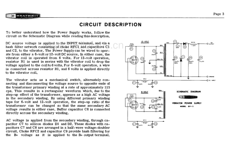 Heathkit-GP-11-Schematic-Manual-2电路原理图.pdf_第3页