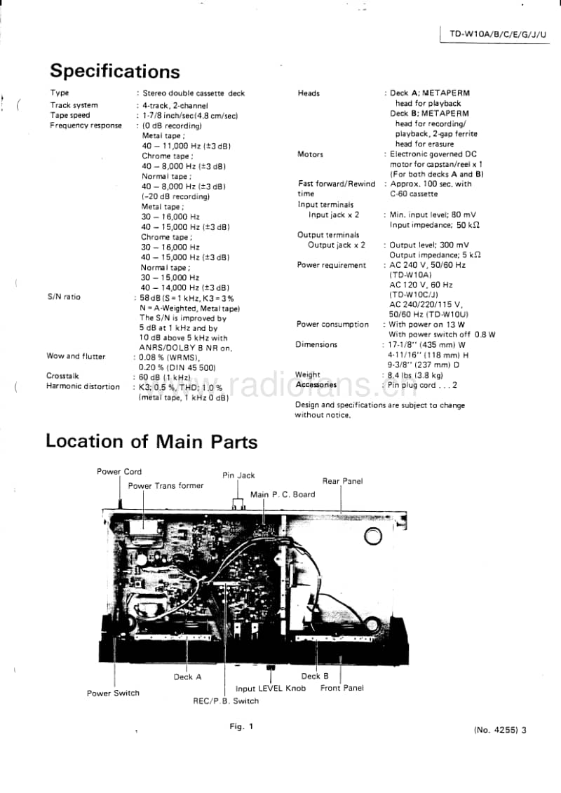 Jvc-TDW-10-Service-Manual电路原理图.pdf_第3页