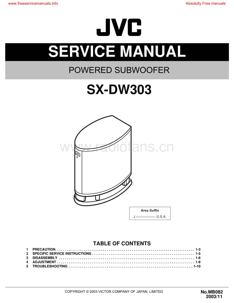 Jvc-SXDW-303-Service-Manual电路原理图.pdf_第1页