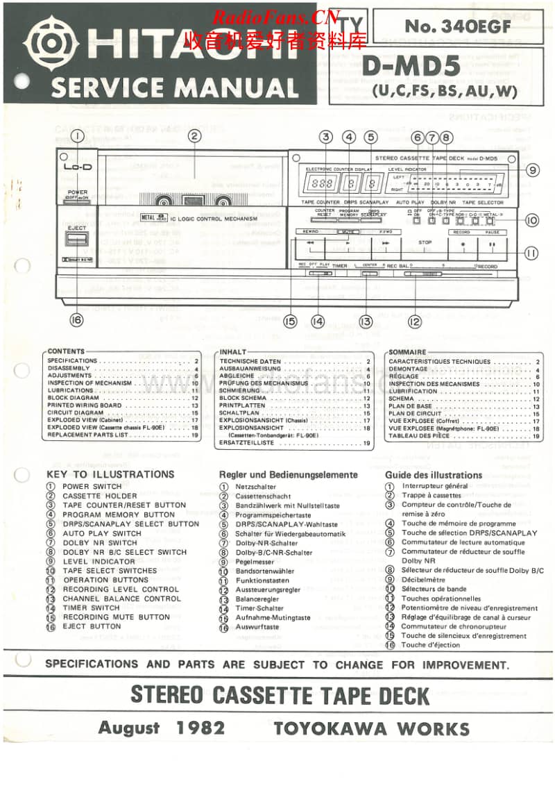 Hitachi-DMD-5-Service-Manual电路原理图.pdf_第1页