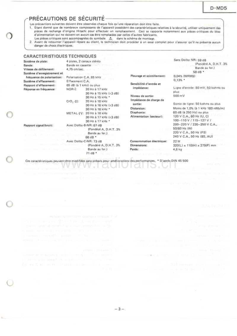 Hitachi-DMD-5-Service-Manual电路原理图.pdf_第3页