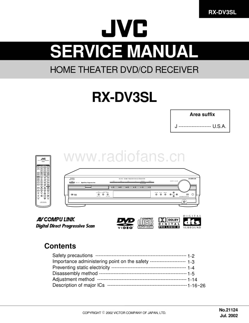 Jvc-RXDV-3-SL-Service-Manual电路原理图.pdf_第1页