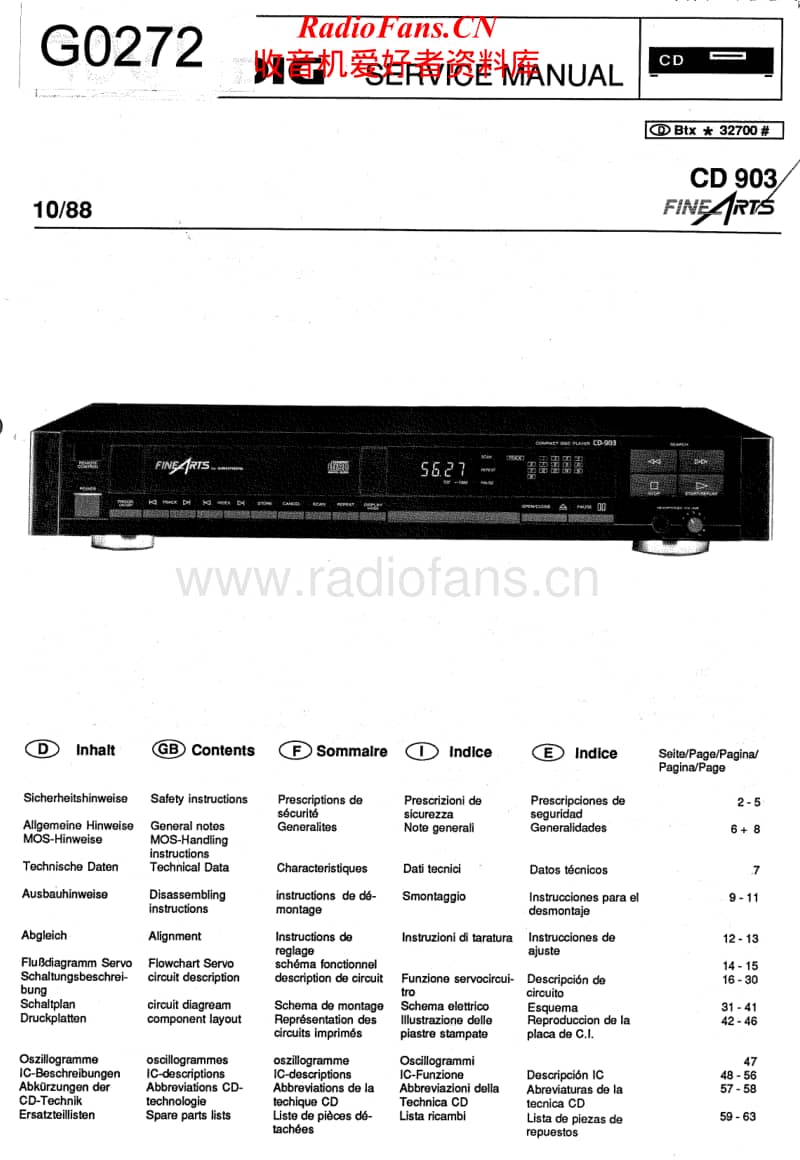 Grundig-CD-903-Schematics电路原理图.pdf_第1页