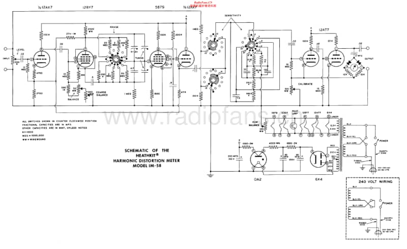 Heathkit-IM-58-Schematic电路原理图.pdf_第1页