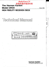 Harman-Kardon-CR-131-Service-Manual电路原理图.pdf