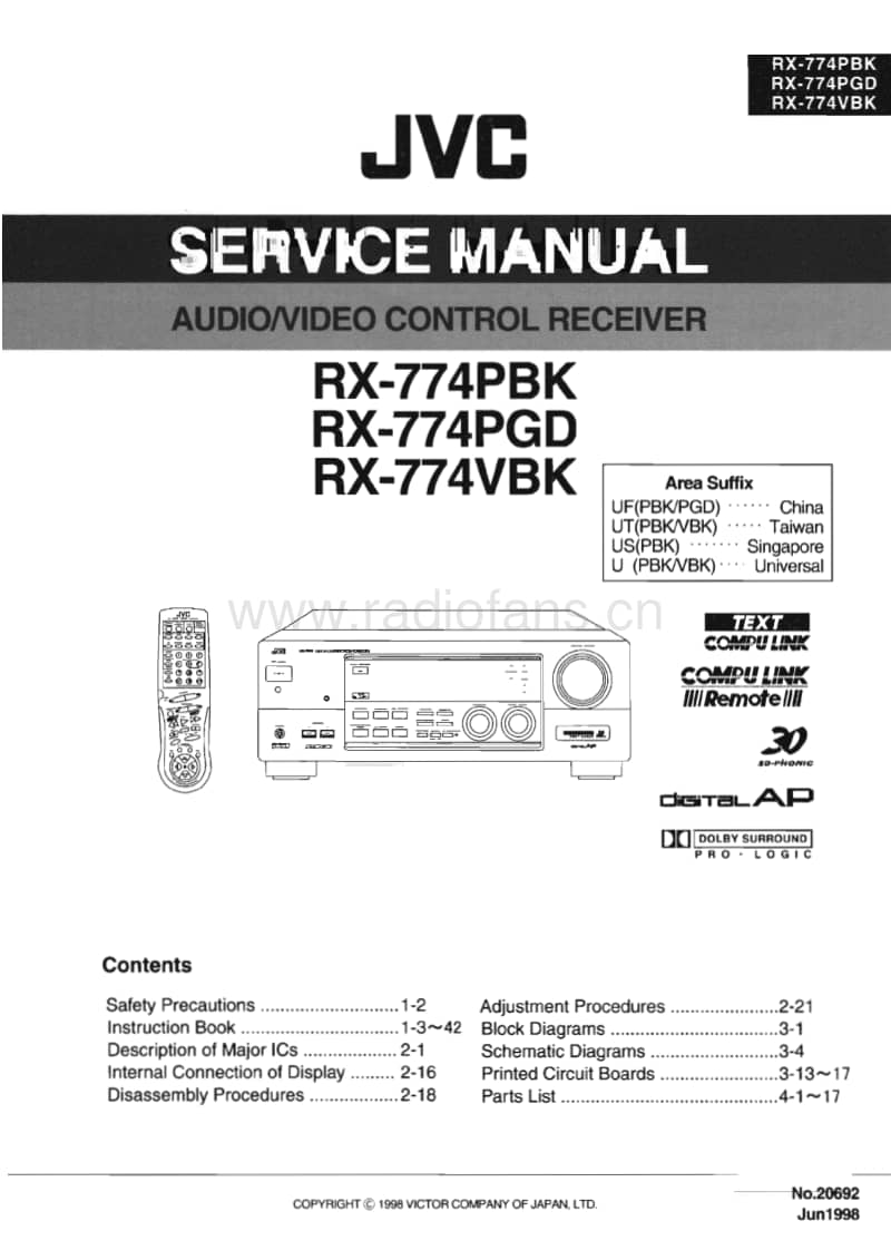 Jvc-RX-774-PGD-Service-Manual电路原理图.pdf_第1页