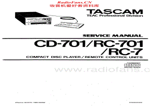 Teac-TascamCD701-cd-sm维修电路原理图.pdf