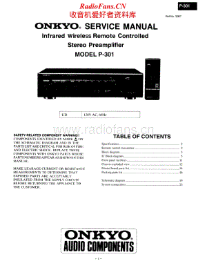 Onkyo-P301-pre-sm维修电路原理图.pdf