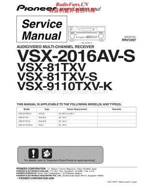 Pioneer-VSX2016AVS-avr-sm维修电路原理图.pdf