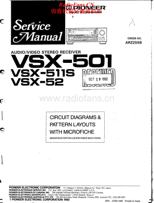 Pioneer-VSX52-avr-sm维修电路原理图.pdf