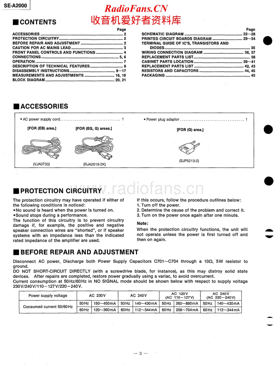 Technics-SEA2000-pwr-sm维修电路原理图.pdf_第2页