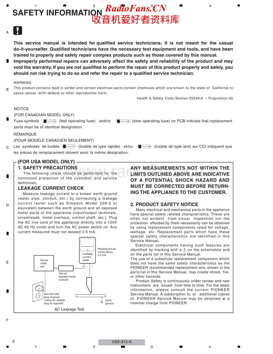 Pioneer-VSX815S-avr-sm维修电路原理图.pdf_第2页