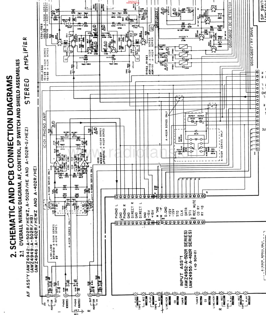Pioneer-A402R-int-sch维修电路原理图.pdf_第1页
