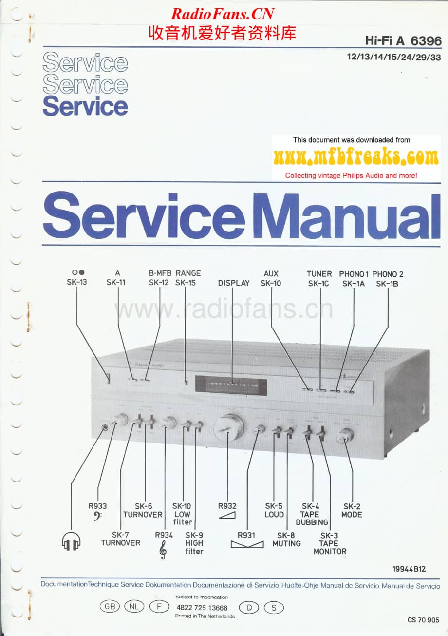 Philips-22AH396-rec-sm维修电路原理图.pdf_第1页