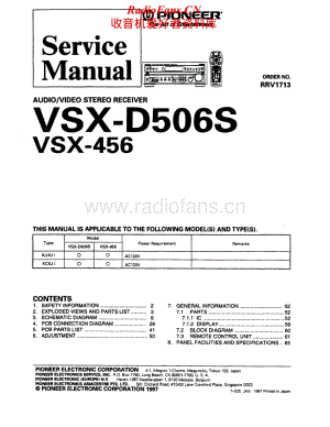 Pioneer-VSXD506S-avr-sm维修电路原理图.pdf