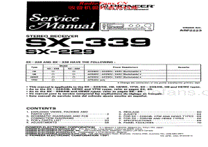 Pioneer-SX229-rec-sm维修电路原理图.pdf