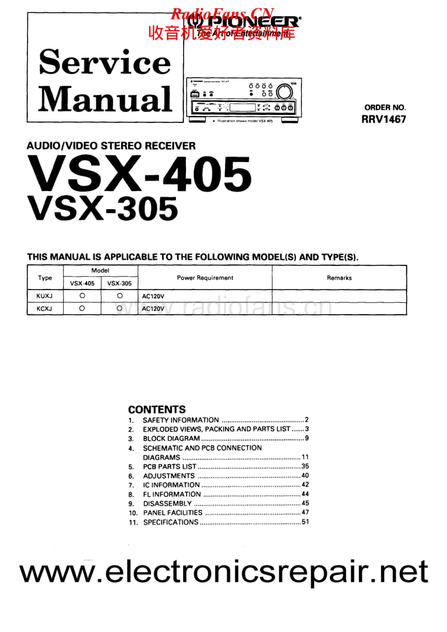 Pioneer-VSX305-avr-sm维修电路原理图.pdf_第1页