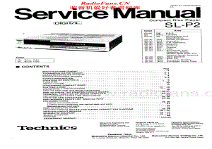 Technics-SLP2-cd-sm维修电路原理图.pdf