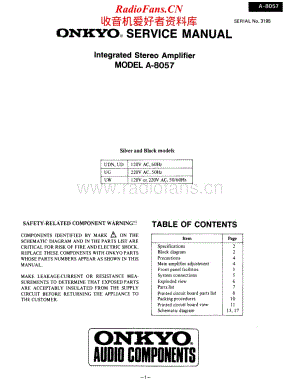 Onkyo-A8057-int-sm维修电路原理图.pdf