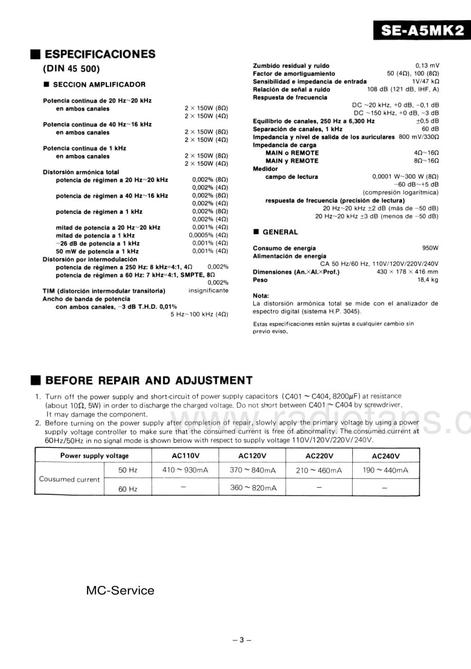 Technics-SEA5MK2-pwr-sm维修电路原理图.pdf_第3页