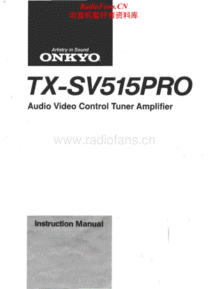 Onkyo-TXSV515PRO-av-om维修电路原理图.pdf